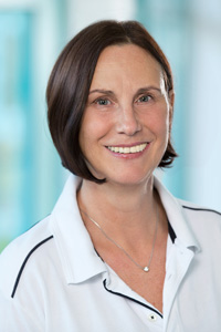 Monika Müller, Leiterin der Physio-, Sport- und Ergotherapie